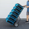 XPOWER XL-760AM Professional Low Profile Air Mover (1/3 HP) - Stacked On Trolly