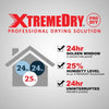 XPOWER XTREMEDRY® DIY Pro Drying Solution Plus - 24 Hour Golden Window to prevent Mold, 25% Humidity Level, and 24 hour restoration process.