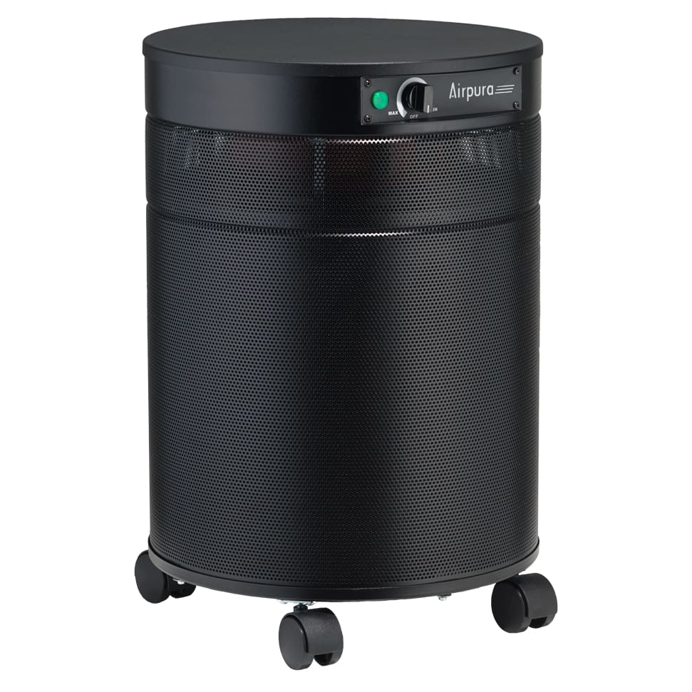 Airpura C600 Air Purifier for Chemical Abatement | black angled right
