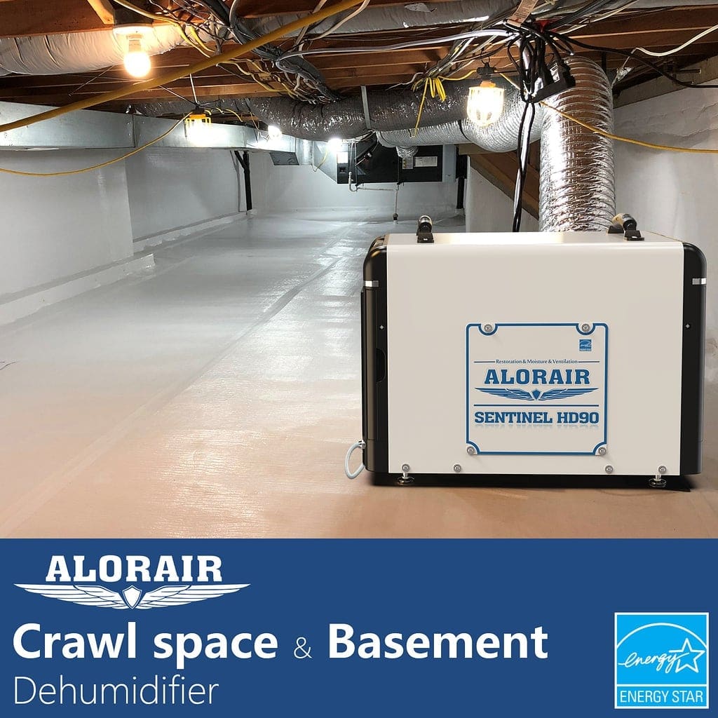 AlorAir Sentinel HD90 90 PPD Basement and Crawl Space