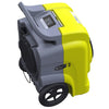 AlorAir Storm Elite 270 PPD Industrial Dehumidifier for Large Spaces - App Controlled rear right side view yellow unit.