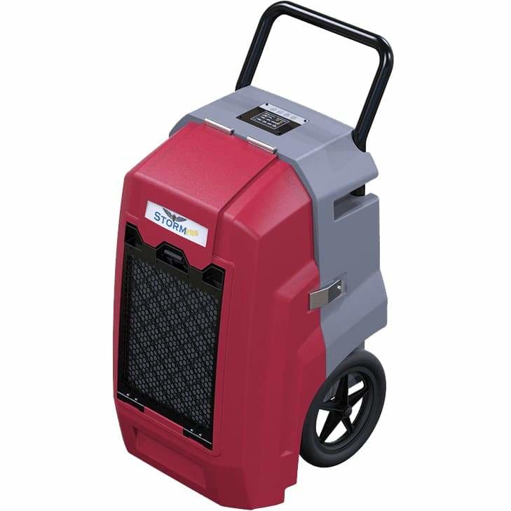 AlorAir Storm Pro 180 PPD Commercial Dehumidifier with Pump and Drain Hose | Red