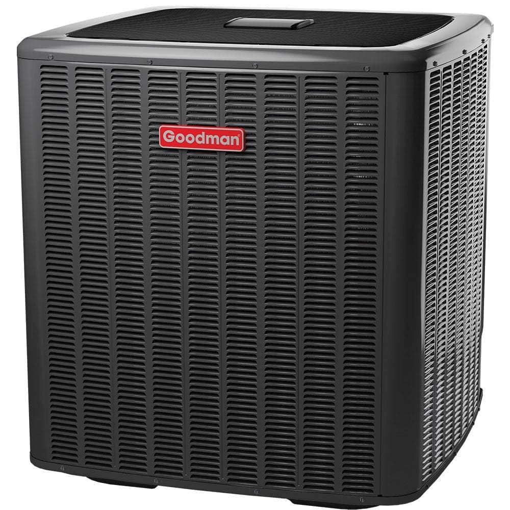 Goodman 2 Ton 18 SEER Stage Air Conditioner Condenser - Right Front