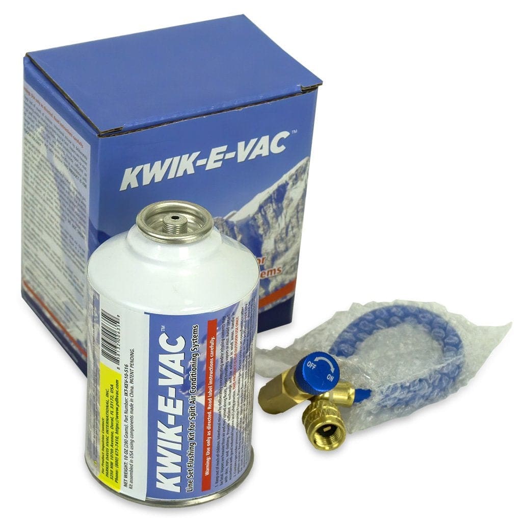 KWIK-E-VAC Line Set Flushing Kit Installation Simplifier for