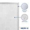 AlorAir MERV-8 Filter Replacements for Storm LGR Extreme 85 Pint Commercial Dehumidifier - front view - Long-Lasting Filtration