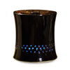 SPT SA-055B: Ultrasonic Aroma Diffuser/Humidifier with Ceramic Housing – Black/White - Black Front View