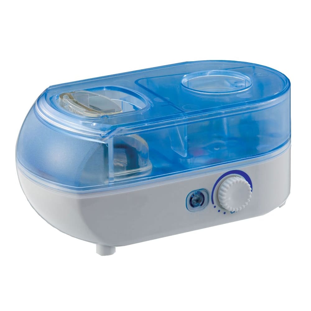SPT SU-1052: Personal Humidifier with ION - Blue Left Front View