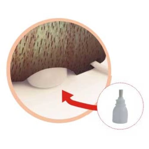 SPT SU-2550GN: Ultrasonic Humidifier with Fragrance Diffuser [Wood Grain] - Close Up Tube